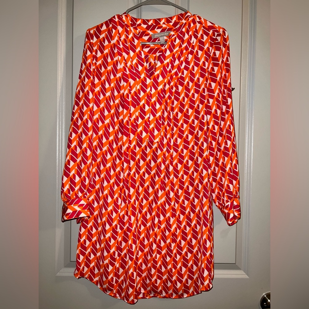 Banana Republic, 0P, Long Sleeve Dress